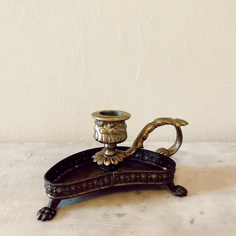 Petite Candlestick with Drip Tray