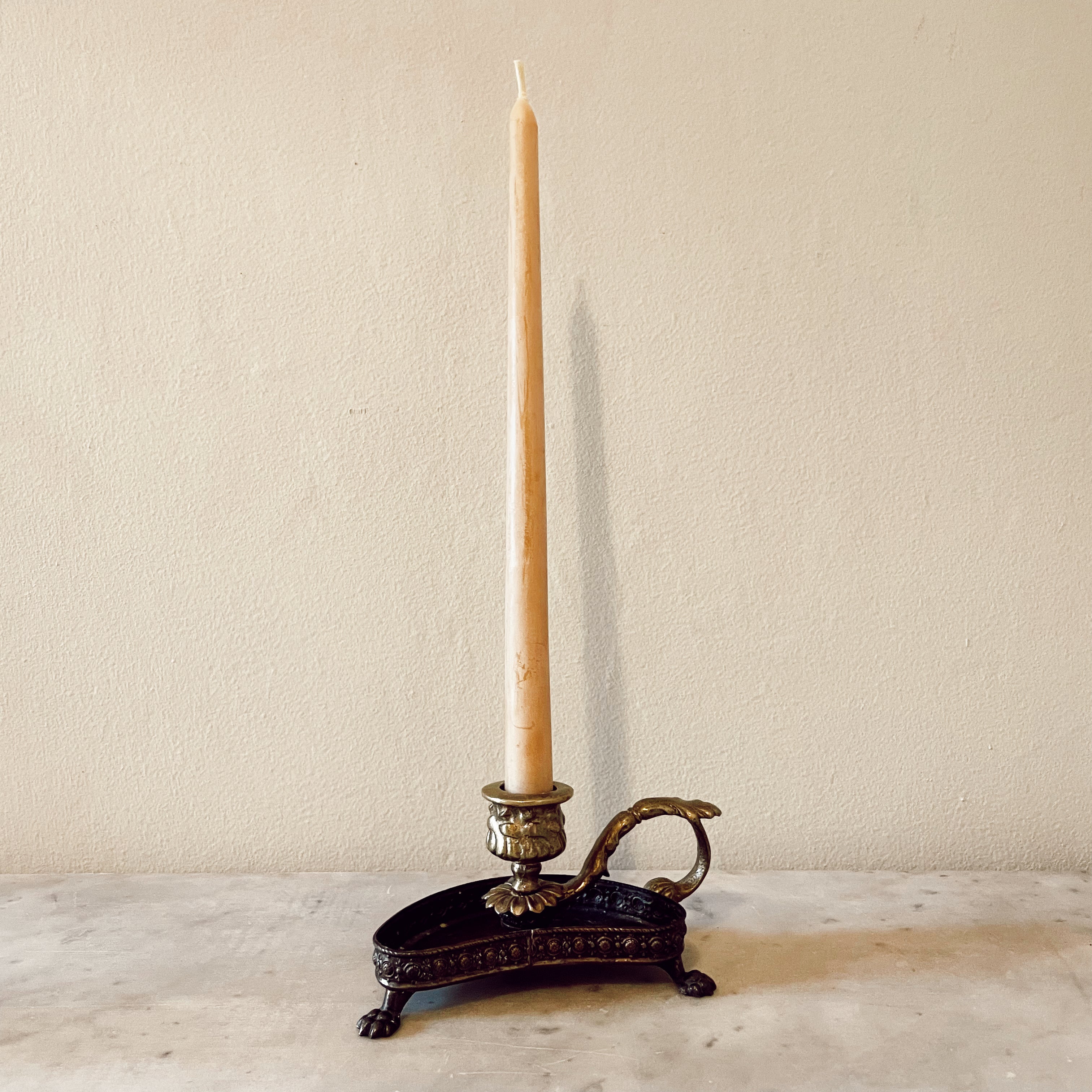 Petite Candlestick with Drip Tray