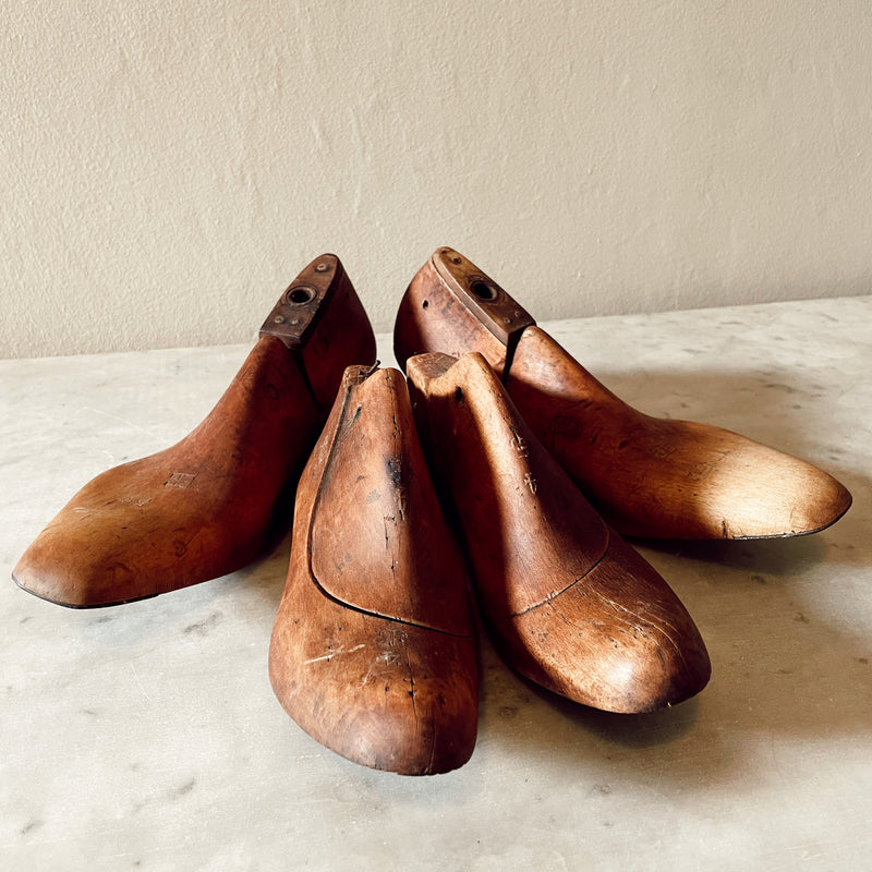 Pair of Vintage Wooden Shoe Lasts