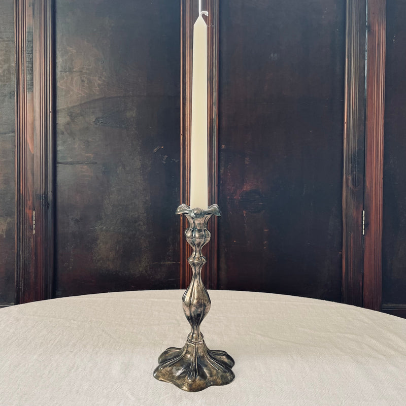 Vintage Silver-Plated Candlestick