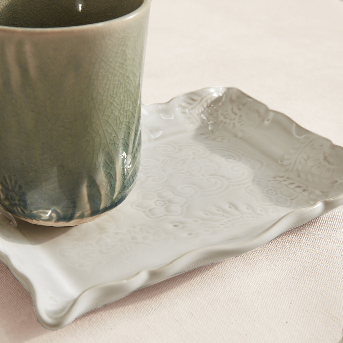 Appetizer Plate - White