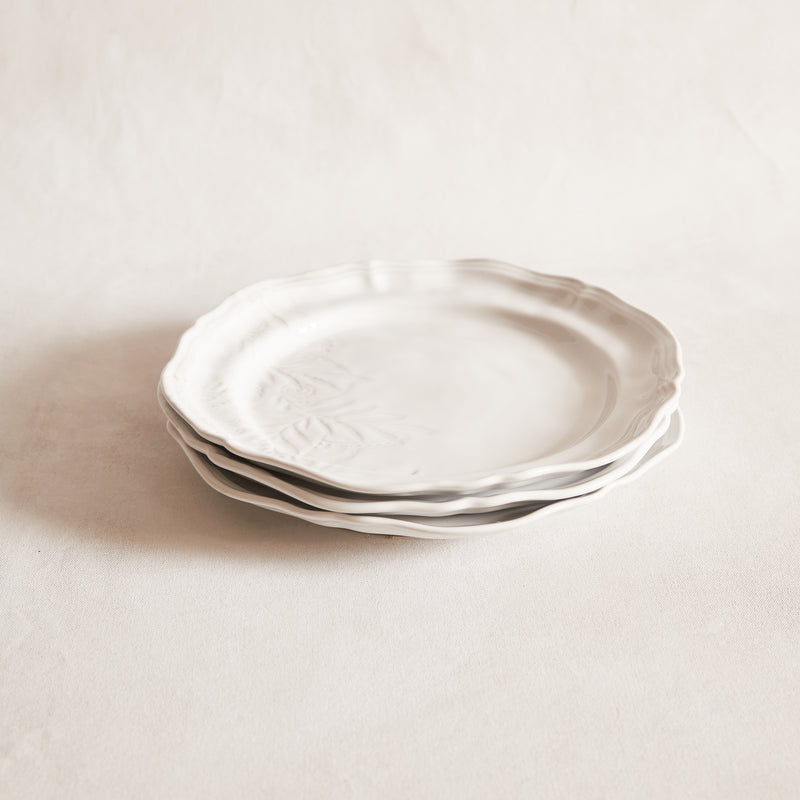 Arabesque Dinner Plate - White