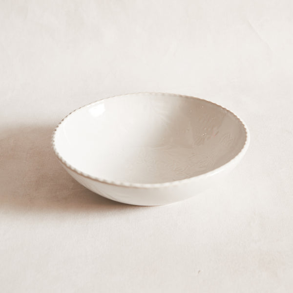 Arabesque Pasta Bowl - White
