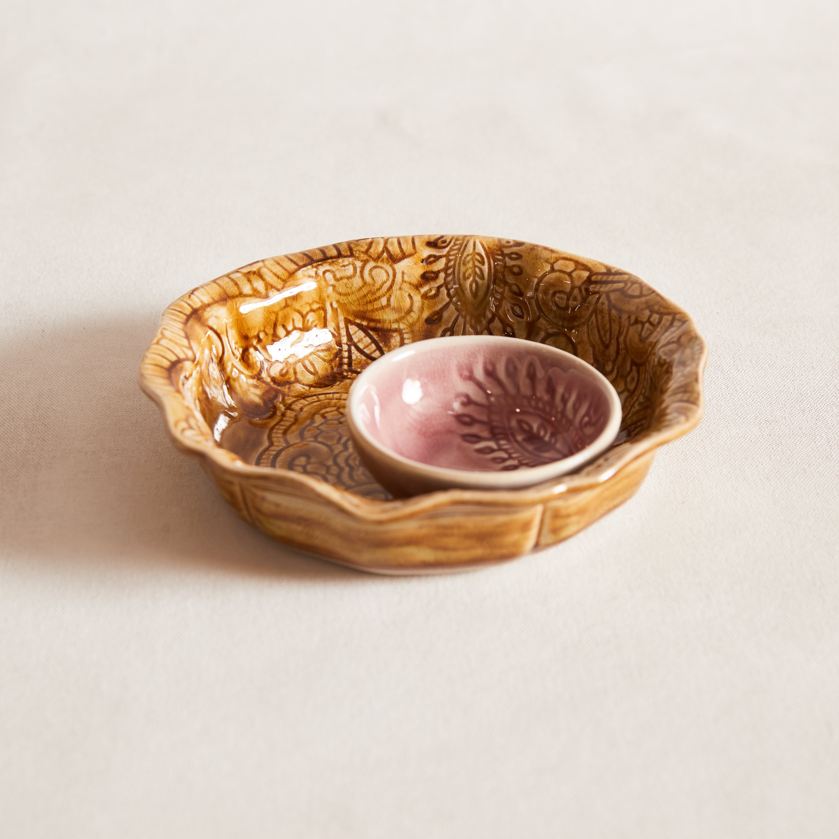 Small Dip Bowl - Old Rose