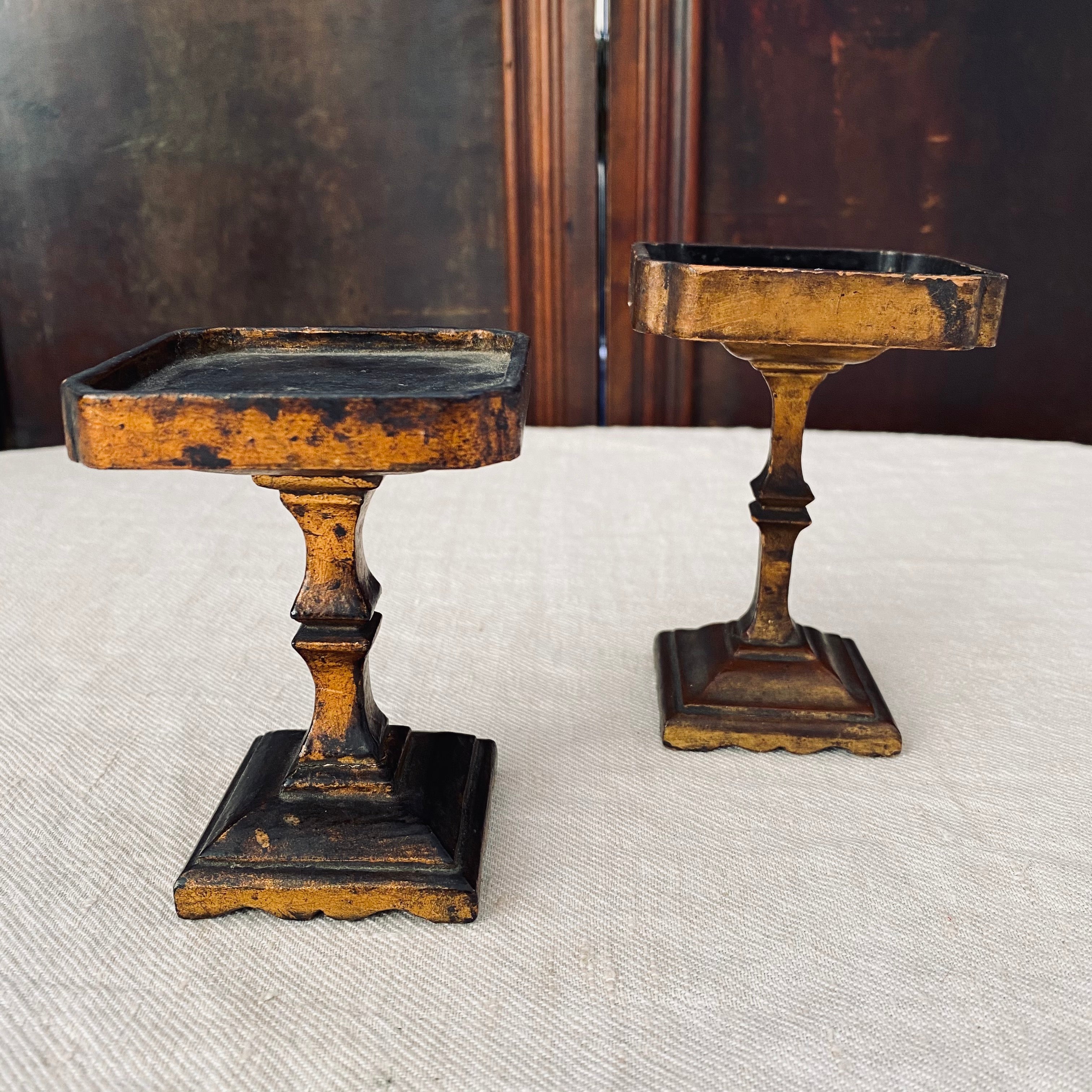 Antique Japanese Wooden Stands – Mejii Period Circa 1868 – 1912