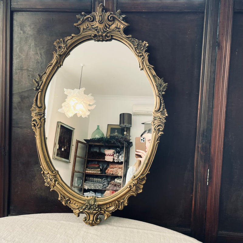 Vintage French Salon Mirror