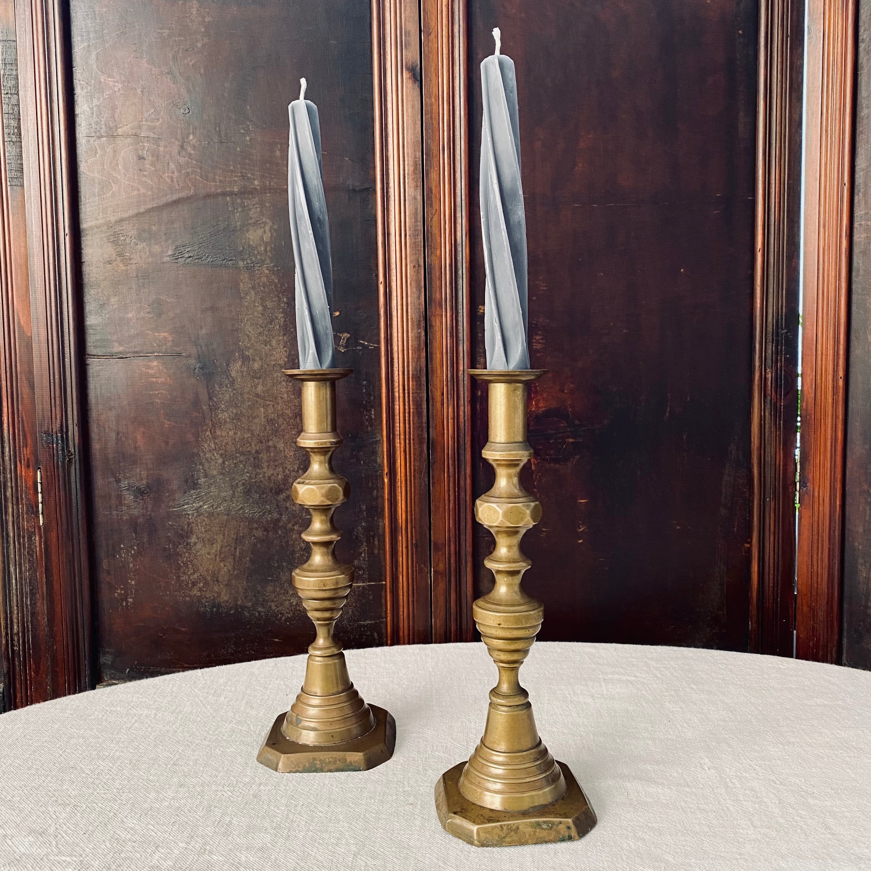 Pair of Brass Candlesticks